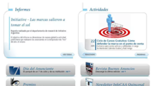 La CAA tiene nueva web (con música y todo)