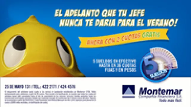 Montemar y un "patito" que promociona sus préstamos personales (by Latin ADV)