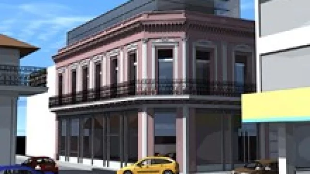 Así se verá el ex Banco Alas en septiembre del 2010.