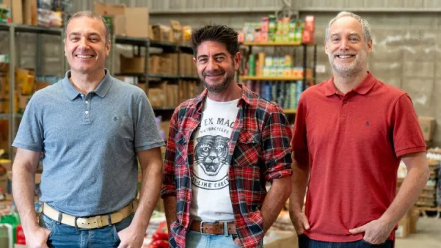 Mariano Barey, Gonzalo Aguirre Bárcena y Juan Pablo Gorgas, los fundadores de JustMart