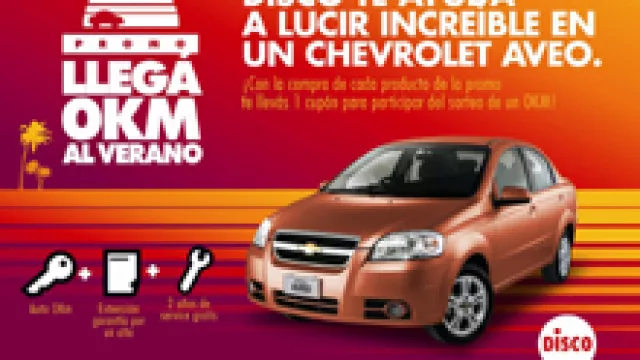 Llegá 0 Km al verano (y de paso ganate un Chevrolet Aveo)