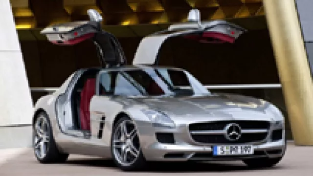 Mercedes Benz SLS Gullwing: espectacular