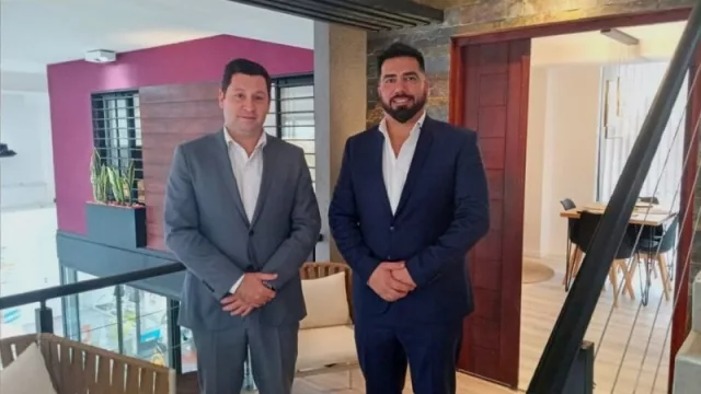 Mauro Frosi, gerente comercial y Carlos Ramos, CEO de Grupo Gauros. Foto: Gauros Viviendas